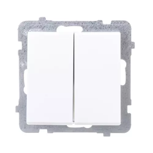 Łącznik świecznikowy biały | OSPEL | SONATA | ŁP-2R/m/00 1