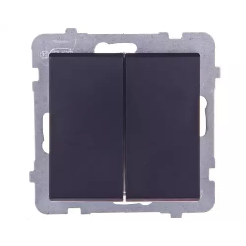 Łącznik świecznikowy czarny metalik | OSPEL | SONATA | ŁP-2R/m/33 1