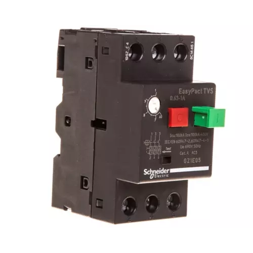 Wyłącznik silnikowy 3P 0,25kW 0,63-1A EasyTeSys Power napęd | GZ1E05 1