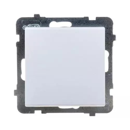 Łącznik pojedynczy biały | OSPEL | SONATA | ŁP-1R/m/00 1