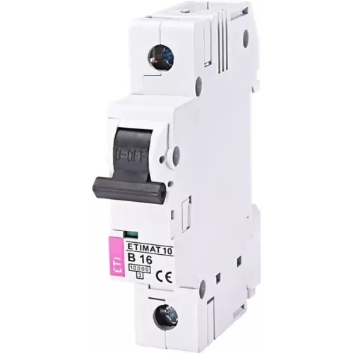 Wyłącznik nadprądowy ETIMAT10 1P B16 10kA ETI Polam 002121716 1