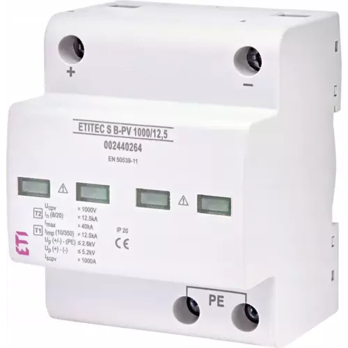 Ogranicznik przepięć ETITEC S B-PV 1000/12,5 IP20 ETI Polam 002440264 1