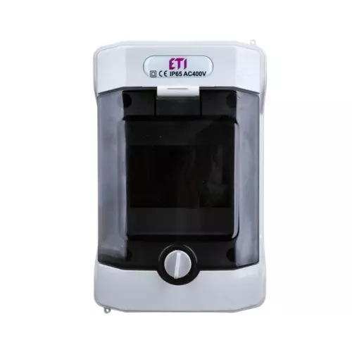 Rozdzielnica modułowa PV 1x4 natynkowa /transparentna/ UV IP65 | 001101060 1