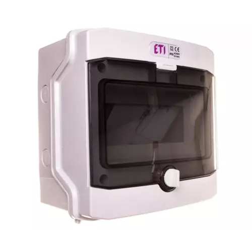 Rozdzielnica modułowa PV 1x8 natynkowa /transparentna/ UV IP65 | 001101061 1