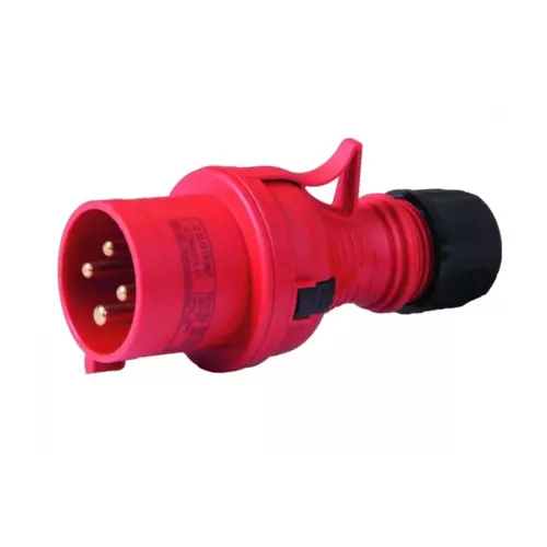 Wtyczka przenośna 32A 4P 400V czerwona TWIST WPP TYP B 32/4 IP44 | 922086 1