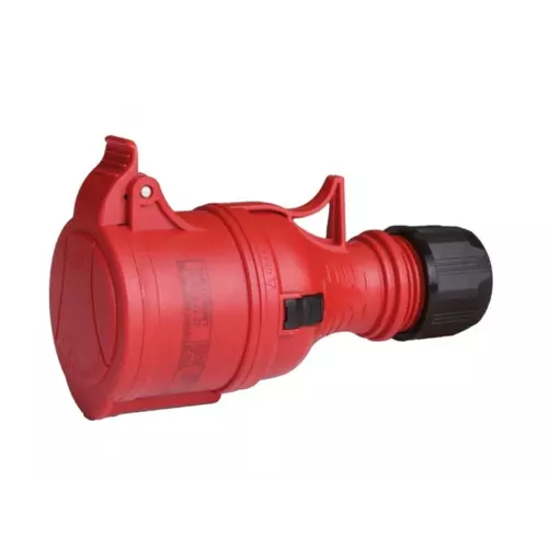 Gniazdo przenośne 32A 5P 400V czerwone TWIST GPP TYP B 32/5 IP44 | 921885 1