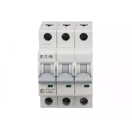 Wyłącznik nadprądowy 3P B 25A 6kA AC xPole Home | EATON | HN | 194883 1