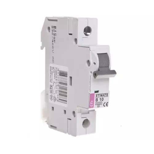 Wyłącznik nadprądowy 1P B 10A 6kA AC 6 | ETI-POLAM | 002111514 1