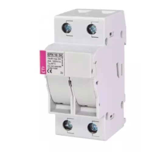 Podstawa bezpiecznikowa 2P 25A 10x38mm EFH 10 DC | ETI-POLAM | 002540203 1