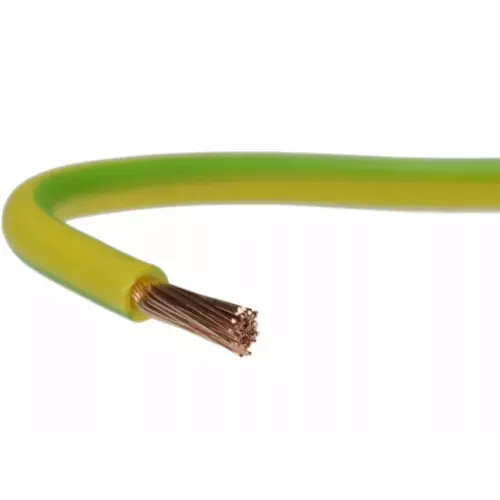 Przewód Okrągły elektryczny, giętki instalacyjny LgY 1x25 Elektrokabel 1