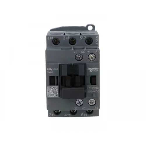 Stycznik mocy Easy TeSys Control AC-3, 25A 3P cewka | LC1E2501BD (1NC) 1