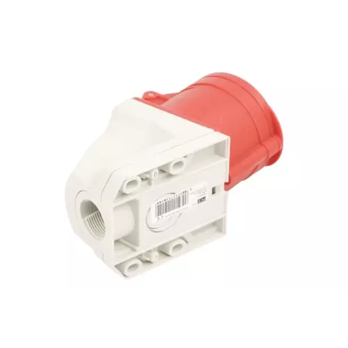 Gniazdo 32A 5P 400V czerwone IP44 /mała obudowa/ | PCE | 125-6k 1