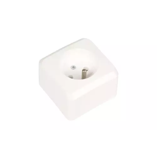 Gniazdo pojedyncze z/u 16A IP20 białe GWN-130P | Schneider | WDE001030 1