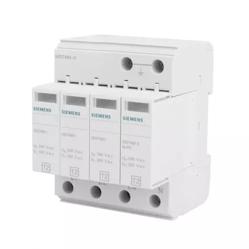 Ogranicznik przepięć C Typ 2 3P+N Uc 350V 20kA TN-S | SIEMENS | 5SD7464-0 1