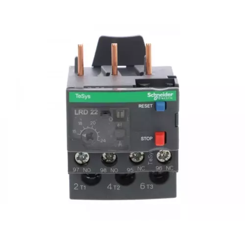 Przekaźnik termiczny 16-24A | Schneider | TeSys | LRD22 1