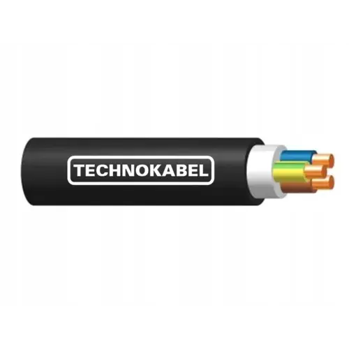 Kabel energetyczny N2XH-J B2ca 0,6/1 kV 3x2,5 RE czarny Technokabel 1