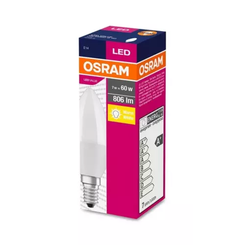 Żarówka LED VALUE CLASSIC B 60 E14 7,5W 806lm 2700K 827 FR | 4058075152915 1