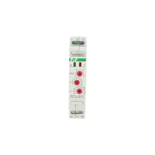 Przekaźnik czasowy 1P 8A 0,1sek-576h 12-/DC wielofunkcyjny | PCU-511UNI 1