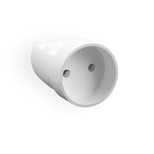 Gniazdo przenośne b/u 16A 250V białe | PPHU ELGOTECH | G-1 1
