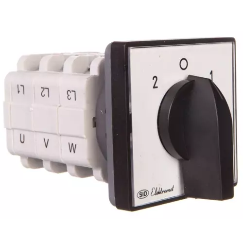 Łącznik krzywkowy 2-0-1 3P 25A IP65 Łuk 25-72 sieć-agregat | 922572 1