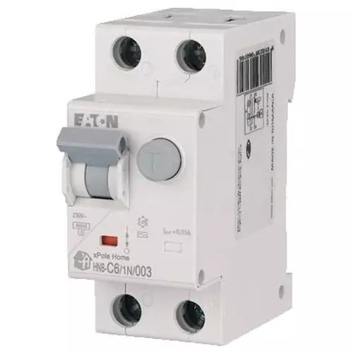 Wyłącznik różnicowo-nadprądowy 2P 10A typ AC HNB-C10/1N/0 Eaton 195125 1