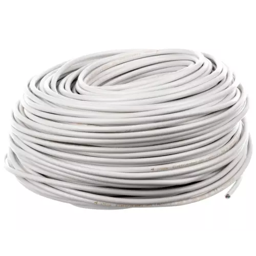 Przewód mieszkaniowy 3x0,75 żo biały | H03VV-F / OMY | T0115 OMY 3 X 0,75 1