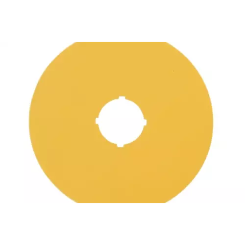 Tabliczka opisowa żółta okrągła fi90 bez nadruku M22-XAK | EATON | 216464 1