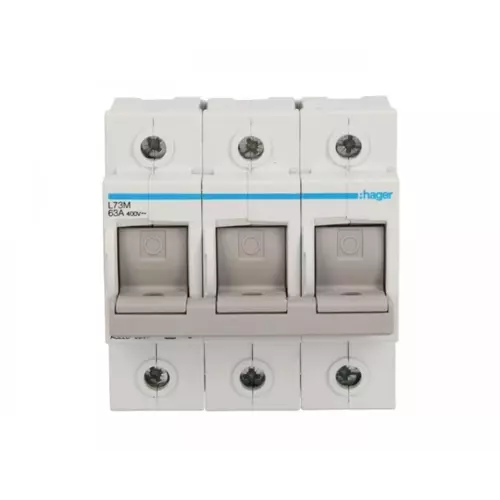 Rozłącznik bezpiecznikowy 3P 63A D02 | HAGER POLO | Weber | L73M 1