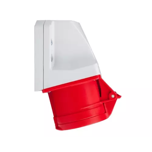 Gniazdo 16A 5P 400V czerwone IP44 /mała obudowa/ | PCE | 115-6k 1