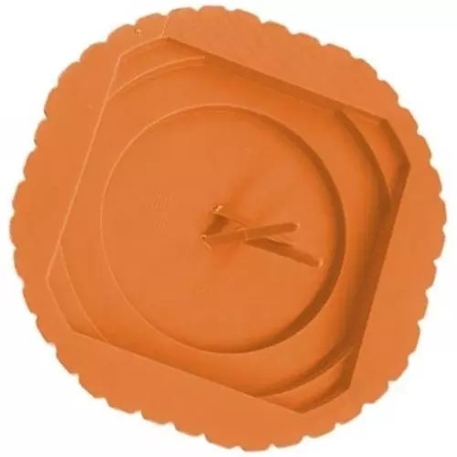 Pokrywka montażowa puszki p/t fi68 pomarańczowa | PAWBOL | a.0057 1