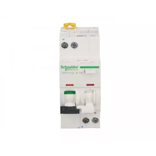 Wyłącznik różnicowo-nadprądowy 2P 10A B 0,03A typ AC iDPN N VIGI | A9D55610 1