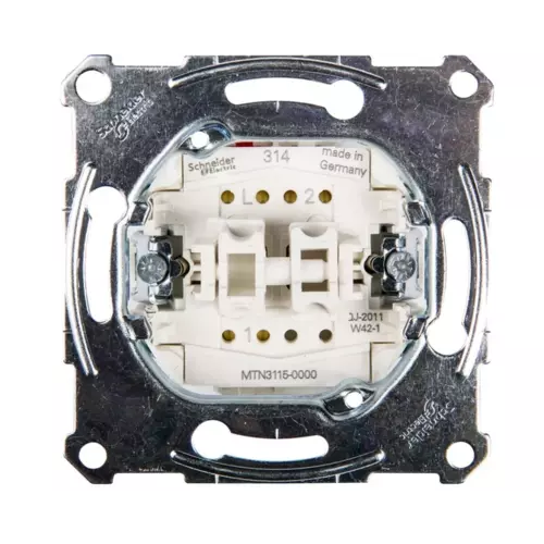 Łącznik świecznikowy 10A 250V IP20 | Schneider | Merten | MTN3115-0000 1