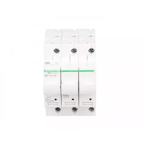 Rozłącznik bezpiecznikowy cylindryczny 3P 10x38mm STI | Acti9 | A9N15656 1