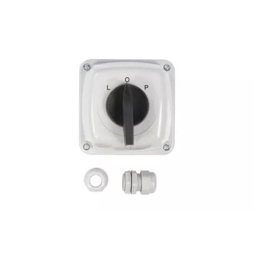 Łącznik krzywkowy L-0-P 3P 25A IP44 25-43 w obudowie | ELEKTROMET | 922529 1