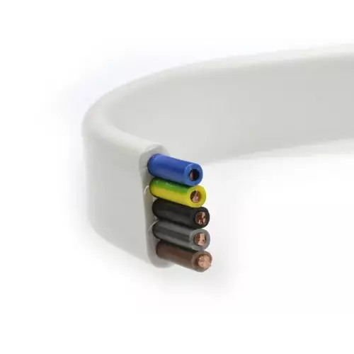 Przewód Płaski elektryczny, instalacyjny YDYp 5 x 1,5 Elektrokabel 1