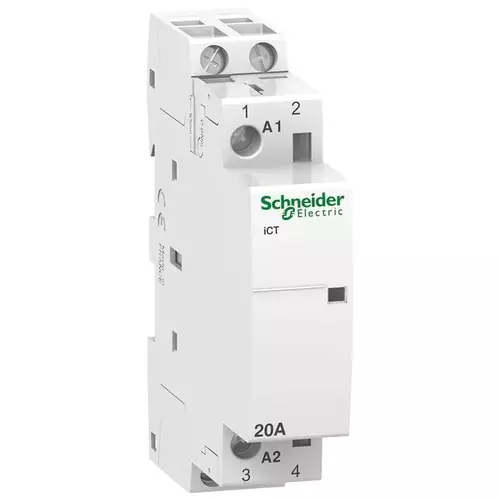 Stycznik modułowy 20A 2NO 50Hz 230/240VAC Schneider Electric A9C22722 1