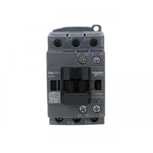 Stycznik mocy Control AC-3, 18A 3P cewka | Schneider | LC1E1801BD (1NC) 1