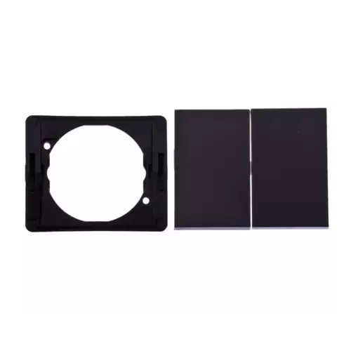 Klawisz świecznikowy antracyt mat lakierowany | HAGER POLO | 14357006 1