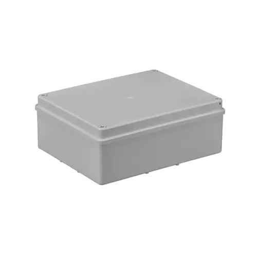 Puszka n/t hermetyczna 240x190x90 bez dławików IP56 szara | S-BOX 516 1