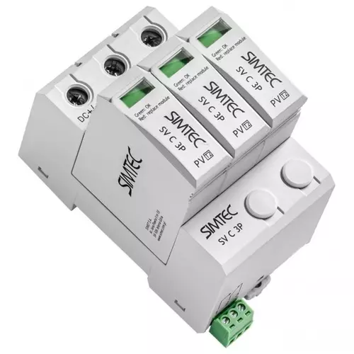 Ogranicznik przepięć do fotowoltaiki SV C 3P SIMTEC certyfikat | 85034002 1