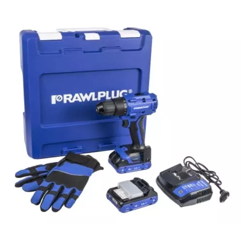 Wiertarko wkrętarka 18V 55NM 2x akumulator 2,0AH ładowarka | R-PDD18-55-M2 1