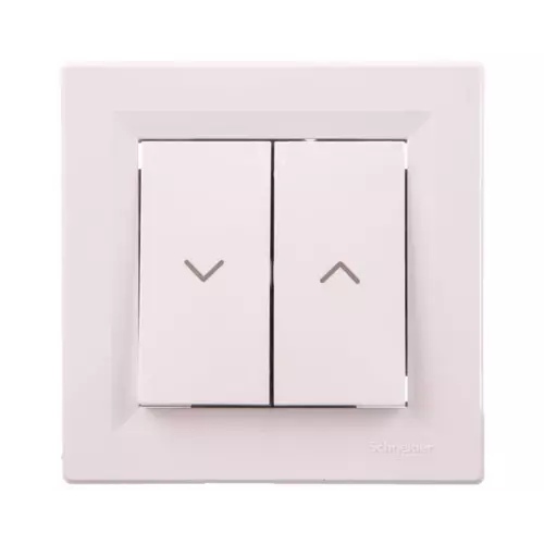 Łącznik żaluzjowy biały z ramką | Schneider | Asfora | EPH1300521 1