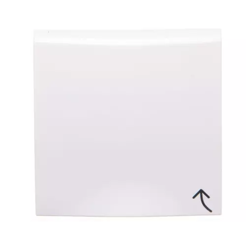 Płytka czołowa gniazda z/u z pokrywą śnieżnobiały | HAGER POLO | 3965898999 1