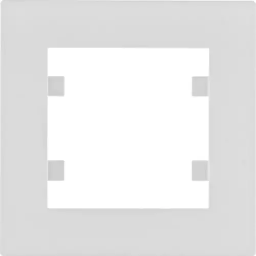 Ramka 1-krotna biała | HAGER POLO | Lumina Intense | WL5510 1