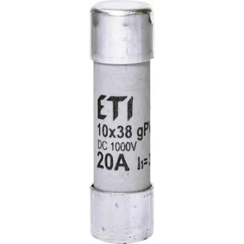 Wkładka bezpiecznikowa cylindryczna PV 10x38mm 20A gPV CH10 | 002625085 1