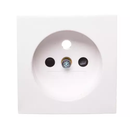 Płytka czołowa do gniazda z uziemieniem kremowy połysk | 3963808992 1