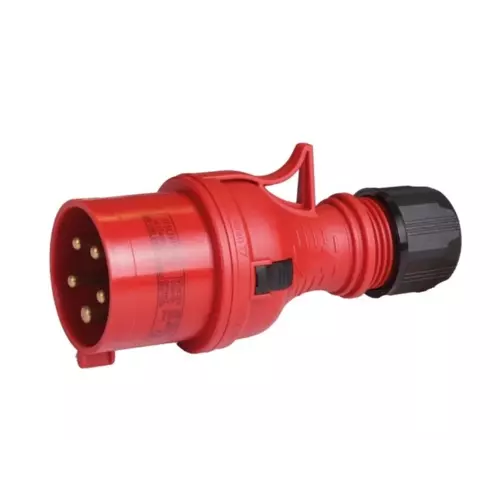 Wtyczka przenośna 32A 5P 400V czerwona TWIST WPP TYP B 32/5 IP44 | 922085 1