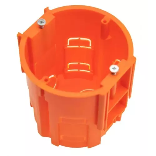 Puszka podtynkowa łączeniowa głęboka z wkrętami fi68 | PAWBOL | A.0080 1