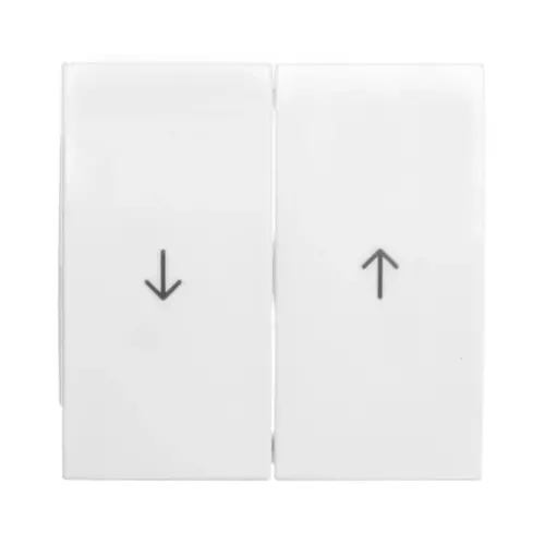 Klawisz podwójny symbol /strzałka/ biały | HAGER POLO | 5316258999 1