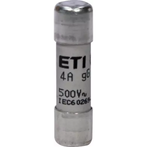 Wkładka topikowa cylindryczna CH10x38 gG 4A/500V | ETI-POLAM | 002651014 1